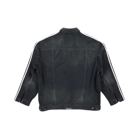 Balenciaga x adidas Oversized Denim Jacket Black