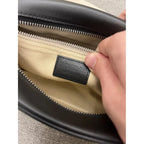 Jacquemus Leather Shoulder Bag — Black