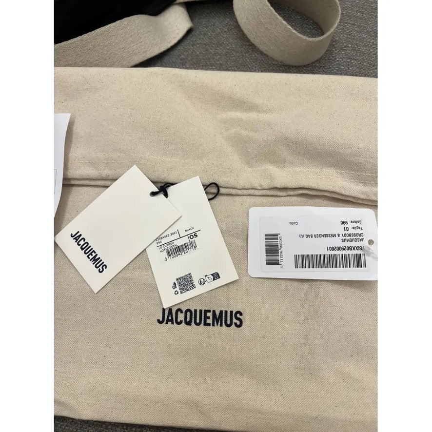 Jacquemus Leather Shoulder Bag — Black