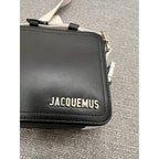 Jacquemus Leather Shoulder Bag — Black