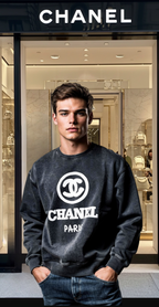 Chanel Paris Sweatshirt Cinza