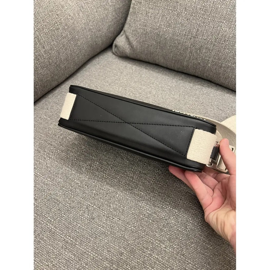 Jacquemus Leather Shoulder Bag — Black