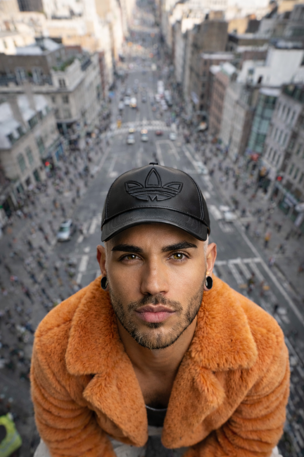 Adidas Leather Cap – Black