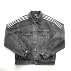 Balenciaga x adidas Oversized Denim Jacket Black