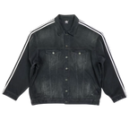 Balenciaga x adidas Oversized Denim Jacket Black