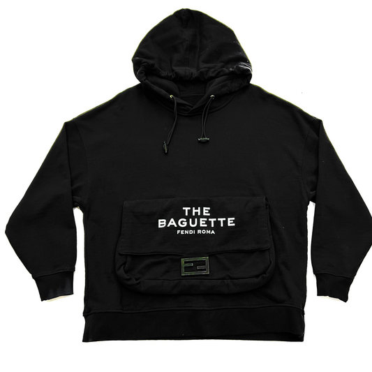Fendi “The Baguette” Hoodie Black