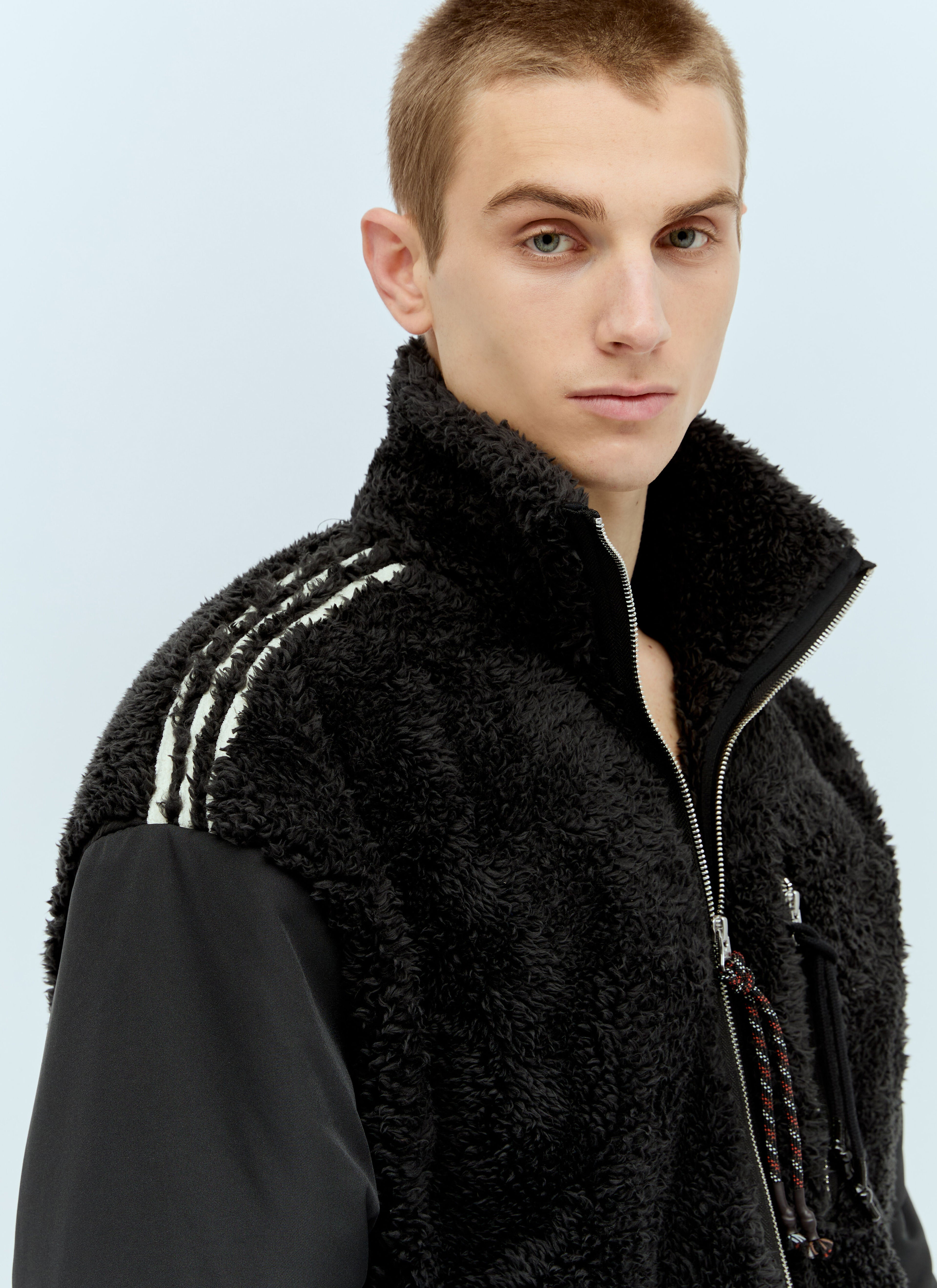 Adidas x Song for the Mute Sherpa Jacket — Black