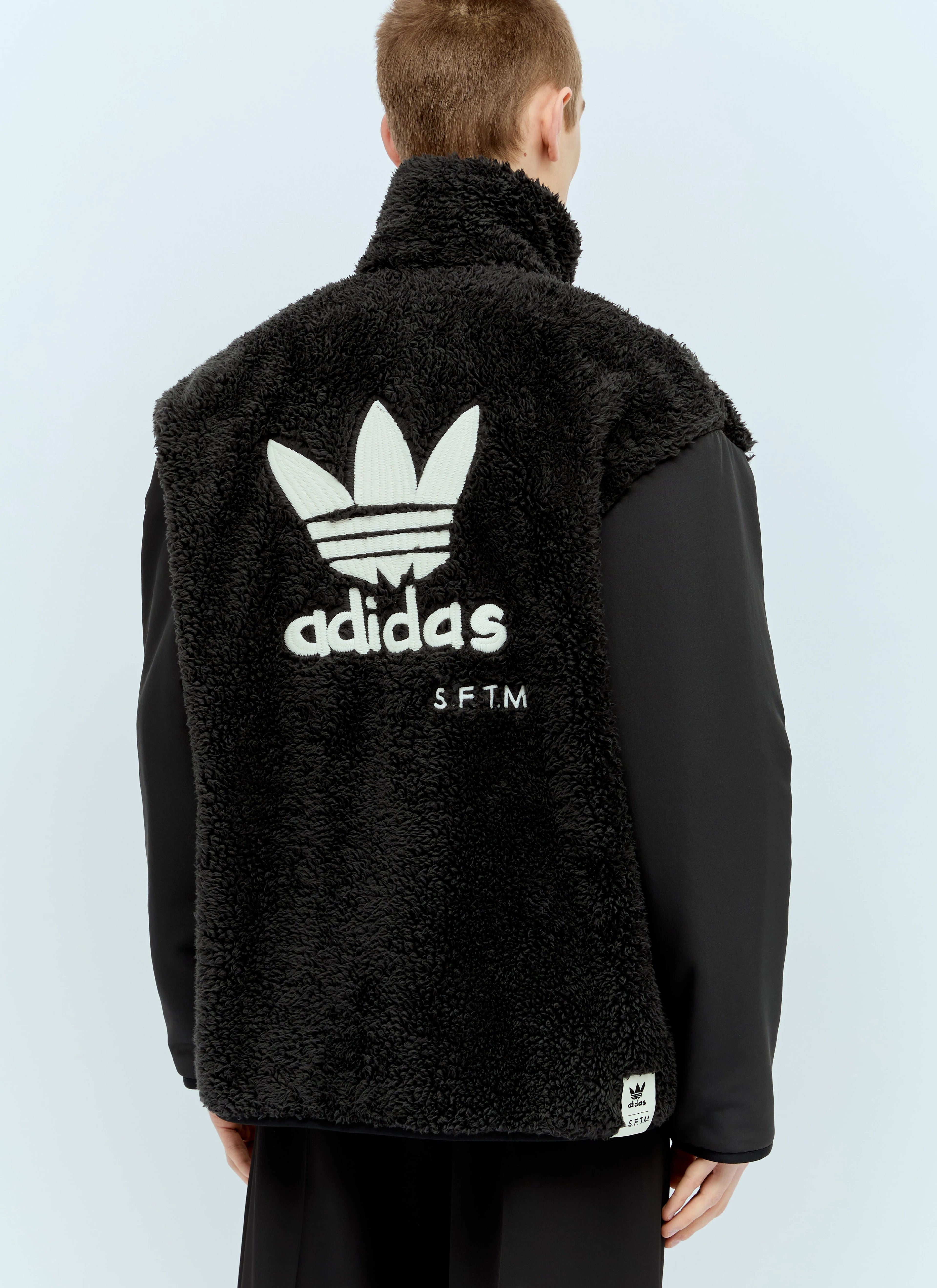 Adidas x Song for the Mute Sherpa Jacket — Black