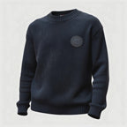 Karl Lagerfeld Rib Knit Sweater — Black